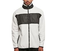 Urban Classics Veste Patched micro polaire Gris Loup M Homme