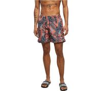 Urban Classics Pattern Swim Shorts Maillot de Bain, Dark Tropical AOP, 3XL pour des Hommes