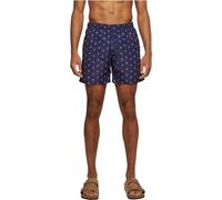 Urban Classics Pattern Swim Shorts, Multicolore (Flamingo 01696), 3XL Homme