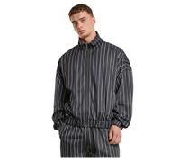 Urban Classics Pinstripe Tracksuit Jacket Noir S Homme