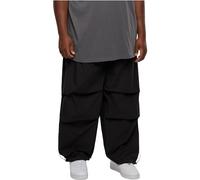 Urban Classics Popline Parachute Pants Pantalons, Black, S Homme