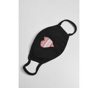 Urban Classics Protège-dents Christmas Heart Face Mask Black
