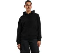 Urban Classics Pull à Capuche pour Femme en Velours Jacquard surdimensionné - Sweat à Capuche décontracté en Velours Jacquard - Coupe surdimensionnée, Noir, 5XL