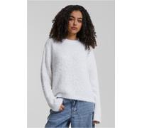 Urban Classics Feather Mock Neck Sweater Blanc 5XL Femme