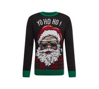 Urban Classics Pull-over 'HoHoHo' beige / vert / rouge / noir / blanc, Taille L