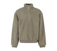 Urban Classics Oversized Teddy Half Zip Sweater Vert 3XL Homme