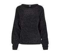 Urban Classics Sweat Oversize en Chenille Femme Sweat-Shirt Noir S 100% Polyester Oversize