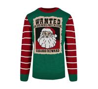Urban Classics Wanted Christmas Sweatshirt Vert S Homme
