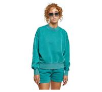 Urban Classics Pull oversize effet délavé Vert XL Femme