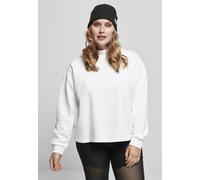 Urban Classics Pull pour femme Ladies Oversized High Neck Crew White XXL