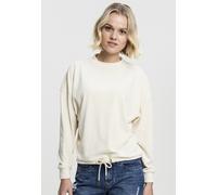 Urban Classics Pull pour femme Ladies Oversized Velvet Crew Sand S