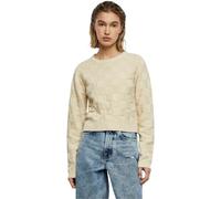 Urban Classics Pull Tricoté à Carreaux Femme Pull tricoté Sable XL