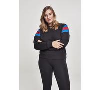Urban Classics Sweat-shirt bleu / rouge / noir, Taille L