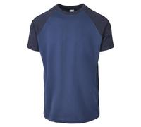 Urban Classics Raglan Contrast Tee T-Shirt pour Homme Disponible dans de Nombreuses Couleurs différentes Tailles S à 5XL, Bleu foncé/Bleu Marine, 5XL