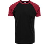 Urban Classics - RAGLAN T-Shirt contrasté noir - XL