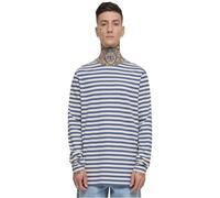 Urban Classics Regular Stripe L T-Shirt, Blanc cassé/Bleu Vintage, S Homme