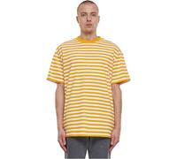 Urban Classics Regular Stripe Tee T-Shirt, White/Magicmango, 5XL Homme