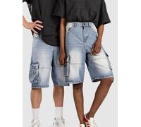 Urban Classics Relaxed Denim Cargo Short bleu 32