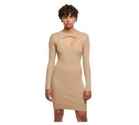 Robe pull découpée femme Urban Classics Beige L