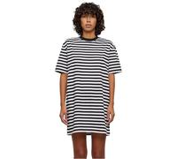 Urban Classics Robe à Rayures surdimensionnées pour Femme, Blanc/Noir, XL
