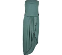 Urban Classics Robe Bandeau Asymétrique en Viscose Jersey Midi, Sans Motif