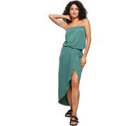 Urban Classics Robe Bandeau d'été en Viscose pour Femme avec Tissu aéré - Robe sans Bretelles - Tailles XS à 5XL, Paleleaf, XS