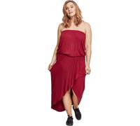 Urban Classics Robe Bandeau en Viscose pour Femme, Bordeaux, XXXXL