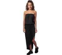 Urban Classics Robe Bustier Femme Robe Longue Noir L 95% Viscose, 5% Élasthanne