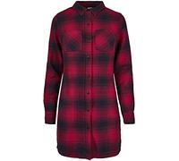 Urban Classics Robe-chemise marine / rouge, Taille 40