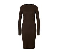 Urban Classics Robe côtelée moulante manches longues Femme Marron Taille XL