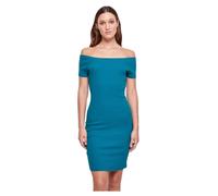 Urban Classics – Robe femme épaules dénudées côtelée, Vert d'eau, Taille XXXL