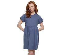Urban Classics Robe de thé Empire Valance biologique Femme Bleu vintage XL