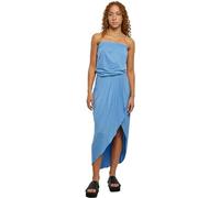 Urban Classics Robe d'été en Viscose pour Femme avec Tissu aéré et Bretelles Taille XS à 5XL, Bleu Horizon., XS