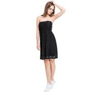 Urban Classics Robe en Dentelle Femme Robe Courte Noir XS 94% Nylon, 6% Élasthanne