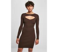 Urban Classics Robe femme Ladies Cut Out Dress Brown XXL