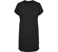 Urban Classics Robe femme Ladies Organic Cotton Cut On Sleeve Tee Dress Black XS