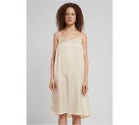 Urban Classics Ladies Viscose Satin Slip Dress Whitesand Taille: S | Robes Outlet | Femme | Blanche
