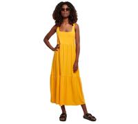 Urban Classics Robe Valance midi sans manches Jaune M Femme