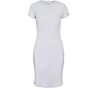 Urban Classics Robe Mini Slim Fit Côtelée Manches Courtes Sans Motif TB3641