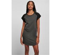 Robe T-shirt raglan femme Urban Classics Contrast Marron XS