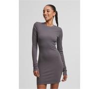 Urban Classics Tb7784 Long Sleeve Short Dress Gris M Femme