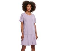 Urban Classics Robe pour Femme Valance Robe t-Shirt pour Femme avec Jupe à Volants dans de Nombreuses Couleurs Disponibles Tailles XS à 5XL, Lilas, M