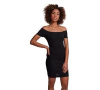 Urban Classics Robe-Pull Épaule Dénudée Femme Robe Courte Noir L