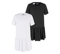 Urban Classics Robe 'Valance' noir / blanc, Taille 116