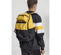 Urban Classics Sac à dos Colourblocking 43 cm 18 4 l, Jaune chromé/noir/noir, Taille 43, Sac à dos loisir