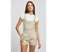 Urban Classics Organic Dungaree Sleeveless Overall Beige S Femme
