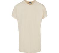 Urban Classics Long Shaped Turnup Tee T-Shirt, Whitesand, XXL Homme