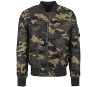 Urban Classics - SHINY CAMO BOMBER Pilot Aviateur Veste