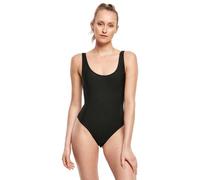 Urban Classics Ladies Shiny Rib Body Couche de Base, Noir, 5XL Femme