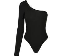 Urban Classics Body Gainant pour Femme Organic Asymmetric à Manches Unique, Noir, XS